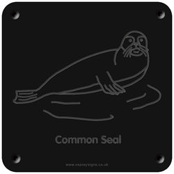 'Common seal' rubbing plaque