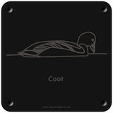 'Coot' rubbing plaque