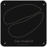 'Cow footprint' rubbing plaque