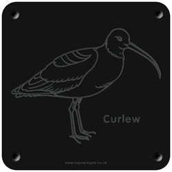 'Curlew' rubbing plaque