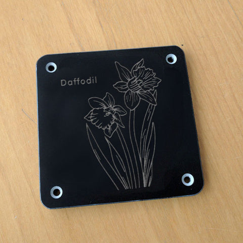 'Daffodil' rubbing plaque
