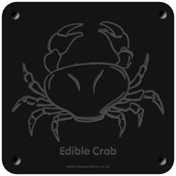 'Edible crab' rubbing plaque