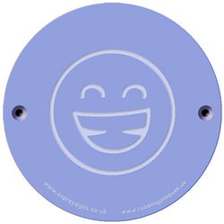 Rainbow Rubbing 'Emoji grin'