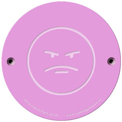 Rainbow Rubbing 'Emoji frown'