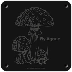 'Fly agaric' rubbing plaque