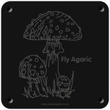 'Fly agaric' rubbing plaque
