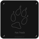 'Fox track' rubbing plaque