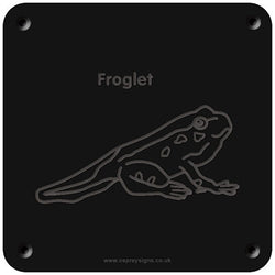 'Froglet' rubbing plaque