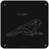 'Froglet' rubbing plaque