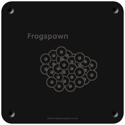 'Frogspawn' rubbing plaque