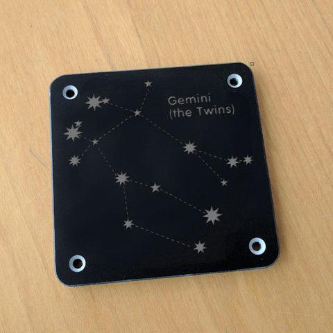 'Gemini' rubbing plaque