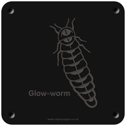 'Glow-worm' rubbing plaque