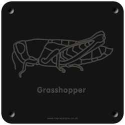 'Grasshopper' rubbing plaque