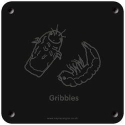 'Gribbles' rubbing plaque