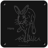 'Hare' rubbing plaque