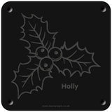 'Holly' rubbing plaque