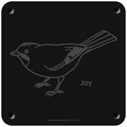 'Jay' rubbing plaque