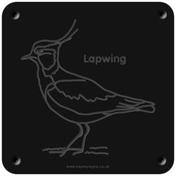 'Lapwing' rubbing plaque