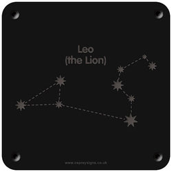 'Leo' rubbing plaque