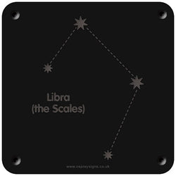 'Libra' rubbing plaque