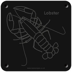 'Lobster' rubbing plaque