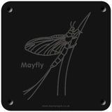 'Mayfly' rubbing plaque