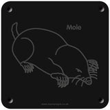 'Mole' rubbing plaque