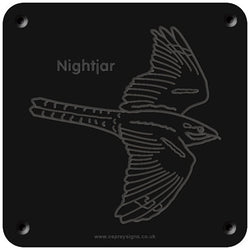 'Nightjar' rubbing plaque