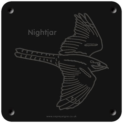 'Nightjar' rubbing plaque