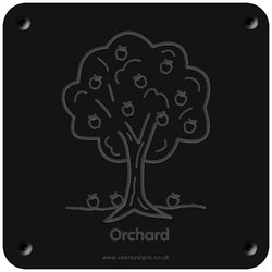 'Orchard' rubbing plaque