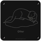'Otter' rubbing plaque