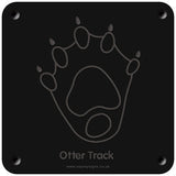 'Otter Track' rubbing plaque