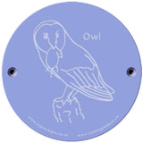 Rainbow Rubbing 'Owl'