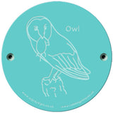 Rainbow Rubbing 'Owl'