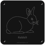 'Rabbit' rubbing plaque