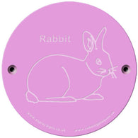 Rainbow Rubbing 'Rabbit'