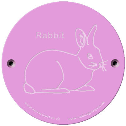 Rainbow Rubbing 'Rabbit'