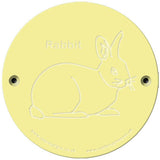 Rainbow Rubbing 'Rabbit'
