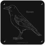 'Raven' rubbing plaque