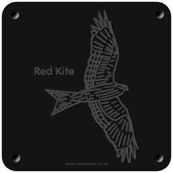 'Red kite' rubbing plaque