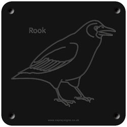 'Rook' rubbing plaque