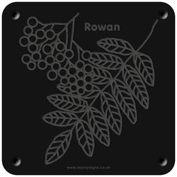 'Rowan' rubbing plaque