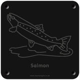 'Salmon' rubbing plaque
