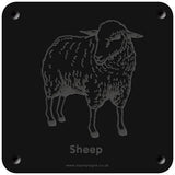 'Sheep' rubbing plaque