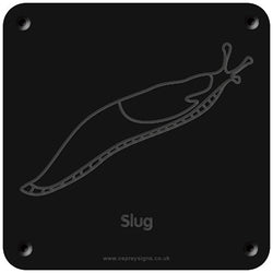 'Slug' rubbing plaque