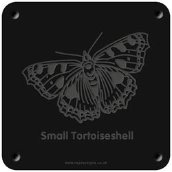 'Small tortoiseshell' rubbing plaque