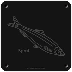 'Sprat' rubbing plaque