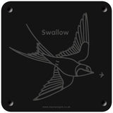 'Swallow' rubbing plaque