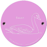 Rainbow Rubbing 'Swan'