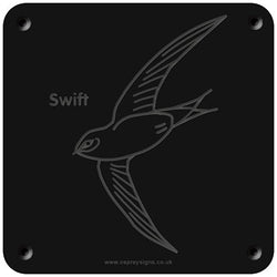 'Swift' rubbing plaque